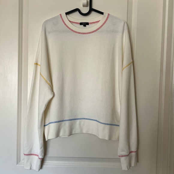 Rails Alice Cream Rainbow Stitch Crewneck - Picture 5 of 10